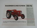 Original Prospekt Gldner G40 G40 S
