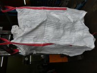 5 Stück Big Bag 100x100x1500cm für Hackschnitzel Brennholz Woodbag