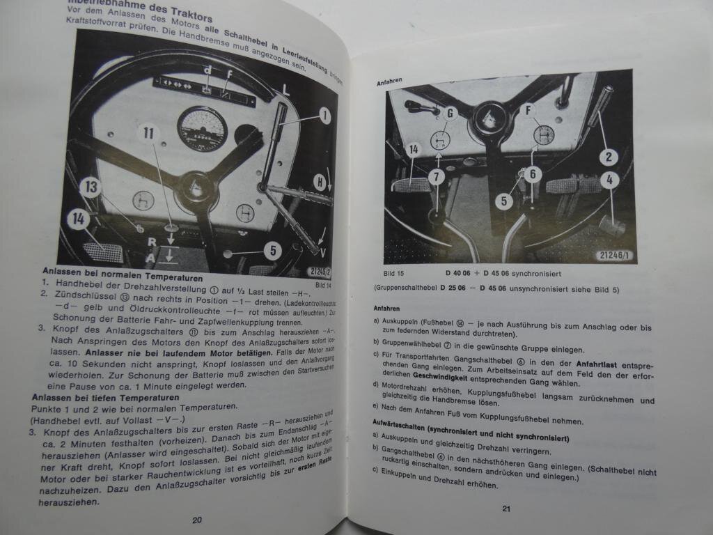 Deutz D2506 D3006 D4006 D4506 Bedienungsanleitung Betriebsanleitung,