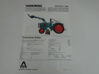 Original Prospekt Hanomag Perfekt 300