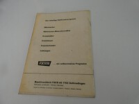 Ersatzteilliste Fahr Kreiselschwader KS 6 6 D 8 8 D