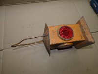 Rückstrahler Ampel alt Vintage Bahn Baustellen Lampe