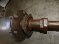 Deutz F1M414/46 11er Steckachse links