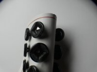 12 Stück Alte Glasknöpfe auf Musterkarte Antik Schwarz innen Silber schimmernd ca.23mm