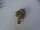 12 Stck. Metallknöpfe Antik Gold Tracht ca.10mm