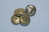 30 Stück Alte Metallknöpfe Antik 22mm Goldfarben Knopf