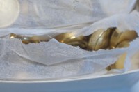 30 Stück Alte Metallknöpfe Antik 22mm Goldfarben Knopf