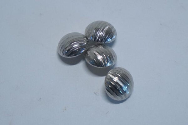 35 Stück Alte Metallknöpfe Antik ca16mm Silberfarben Knopf