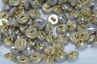 48 Stk Alte Metallknöpfe Antik ca 12mm  Knopf