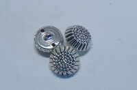 34 Stk Alte MetallknöpfeSilber  Antik ca 16mm  Knopf
