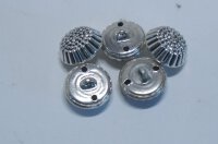 34 Stk Alte MetallknöpfeSilber  Antik ca 16mm  Knopf